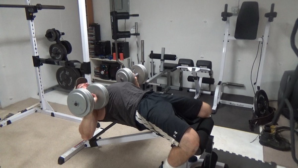 Dumbbell Guillotine Bench Press for Upper Chest Bottom