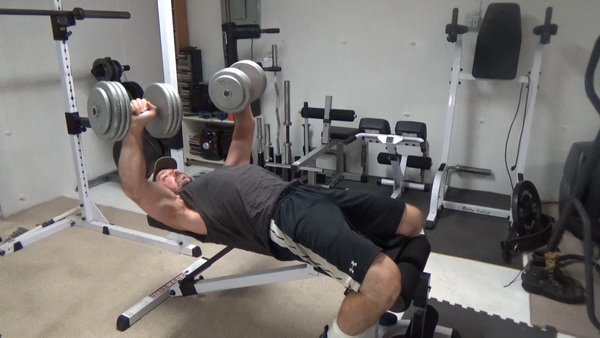 Dumbbell Guillotine Bench Press for Upper Chest Press