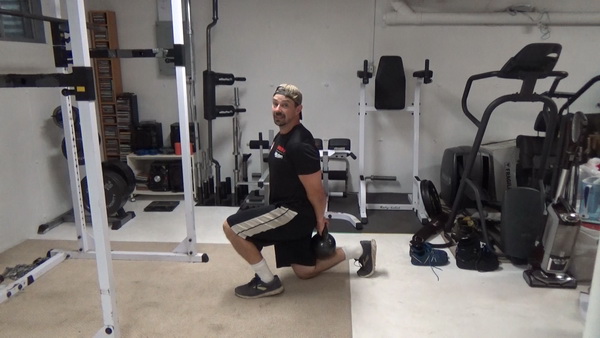 Quad Stretch Walking Lunges For Quad Activation and Mass