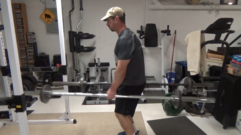 Two Barbell Cross Swings for Deep Core Strength Dip Knees