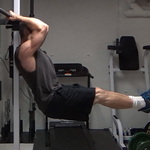 Bicep Hold Ab Levers (Hanging Dragon Flags) For Lower Abs