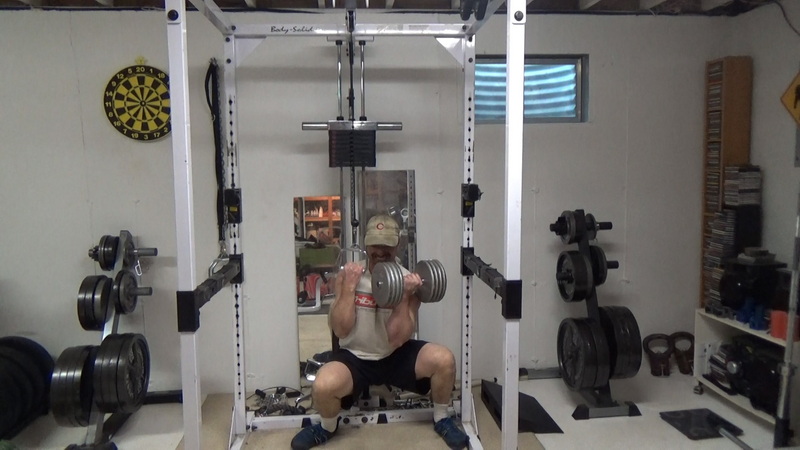 Cross-Loaded Curl Squats Bottom