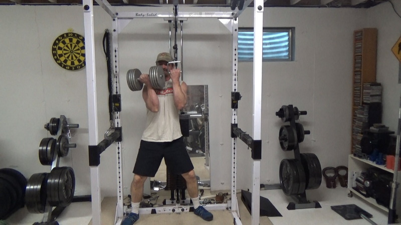 Cross-Loaded Curl Squats Top