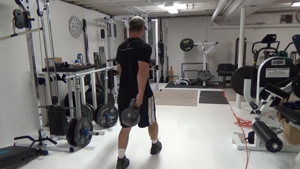 Kettlebell Diagonal Swing Walks For a Powerful Core