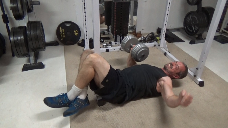 MMA Closed Guard Core Press For Deep Core Striking Power Training