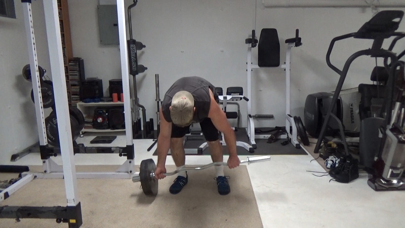 Offset Loaded EZ Bar Split Squats for the Obliques Pick up