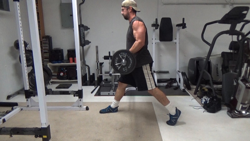 Offset Loaded EZ Bar Split Squats for the Obliques Top