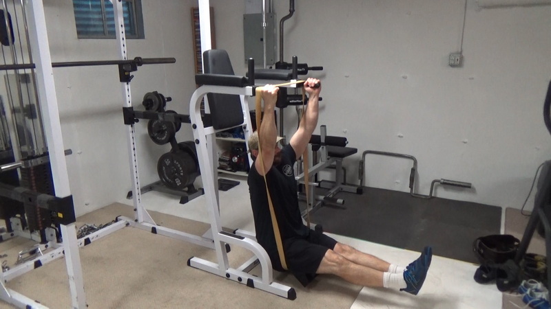 Assisted/Resisted Band Pull-Ups For Lats
