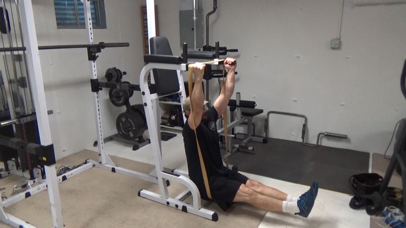 Assisted/Resisted Band Pull-Ups For Lats