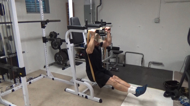 Assisted/Resisted Band Pull-Ups For Lats