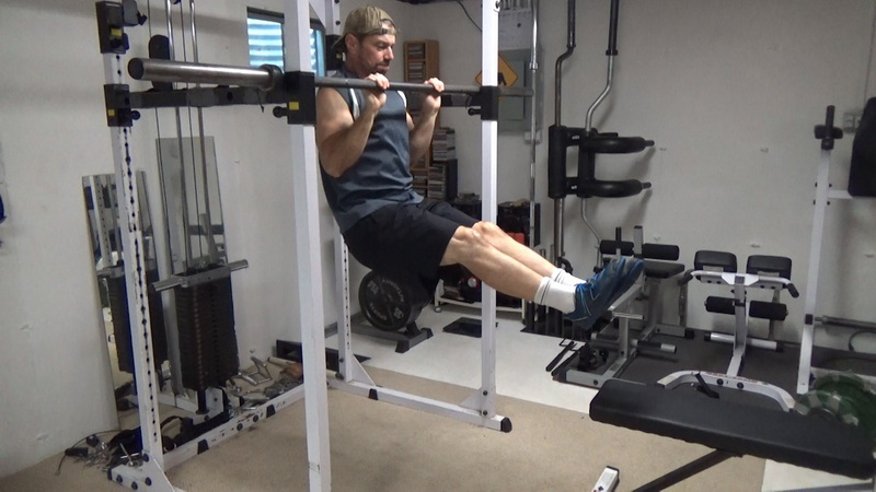 Feet-On-Bench Chin-Ups for Greater Lat Stretch Top