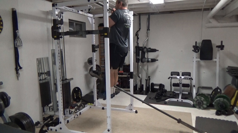 Landmine Weighted Chin-Ups for Strict Reps and Ab Training