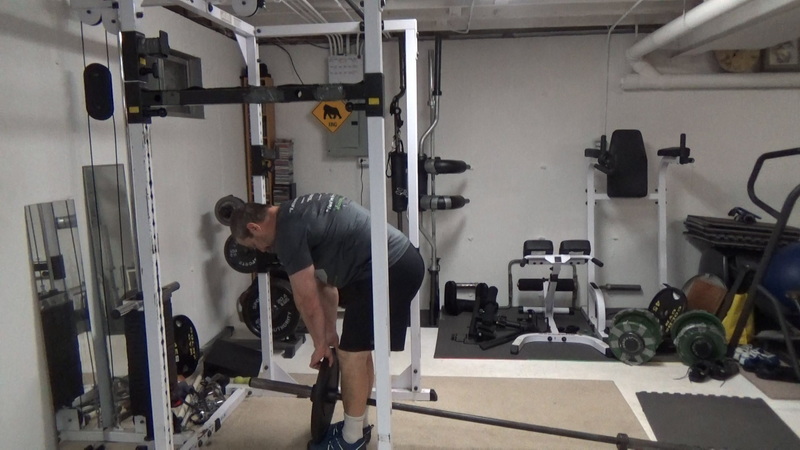 Landmine Weighted Chin-Ups for Strict Reps and Ab Training