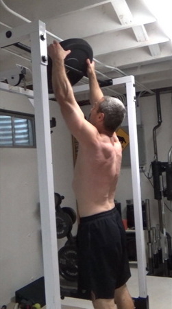 Plate Hook Pull-Ups For Unique Upper Back and Pinch Grip Training