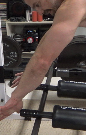 Safety Squat Bar "Over The Top" Rotary Rows For Full Stretch to Full Contraction