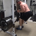 Safety Squat Bar "Over The Top" Rotary Rows For Full Stretch to Full Contraction