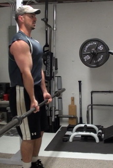 Arms-Forward Barbell Curls Bottom