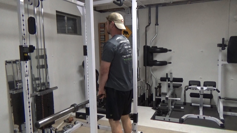 Rack-Braced Double Reverse Curls For Brachialis and Forearms Start