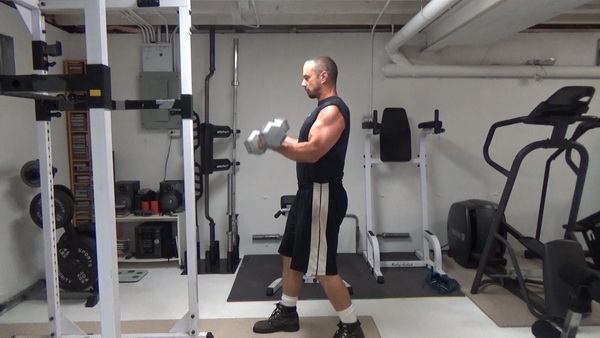 Split Stance Curls For More Effective Bicep Building