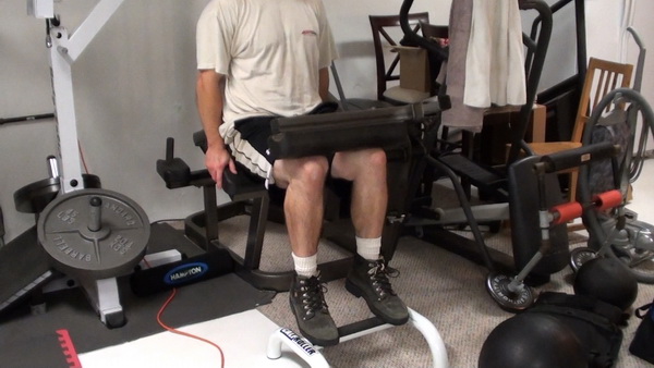 Non-Stop Seated Calf Raise Stretch Set Top