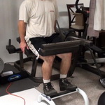 Non-Stop Seated Calf Raise Stretch Set