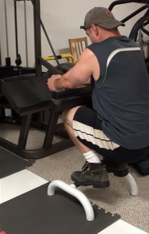 Crouched Calf Raises on the Leg Curl Machine - Seated Calf Raise