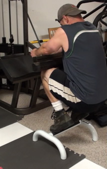 Crouched Calf Raises on the Leg Curl Machine - Peak Contraction