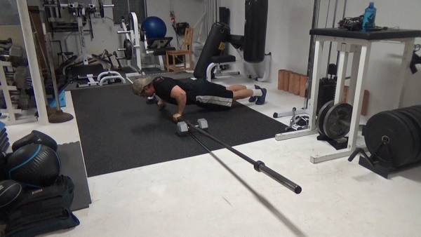 Two Bar Lever Balancing Push-Ups Instability