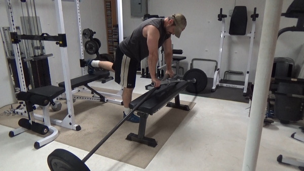 Constant Tension Bodyweight Chest Training...Two Barbell Bench Leverage Push-Ups Setup