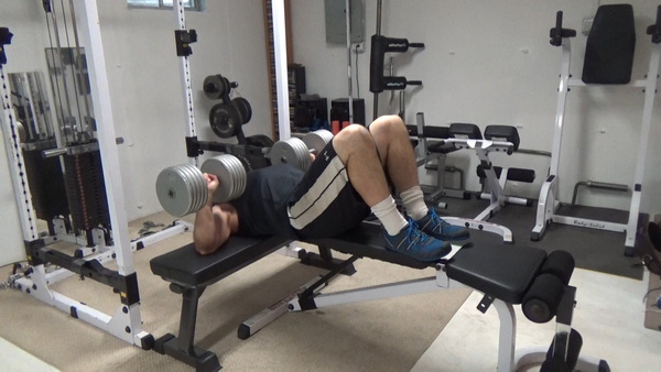 T-Bench Floor Press For Power Chest Training Bottom