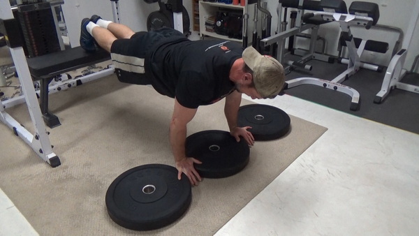 Bridge-the-Gap Push-Ups Top