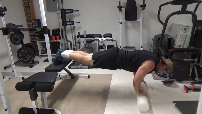 Foam Roller Dynamic Push-Ups for Upper Chest