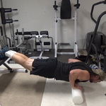 Foam Roller Dynamic Push-Ups for Upper Chest