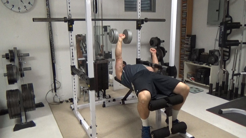 Focused Chest Work With One-Arm Hooked One-Arm Dumbbell Bench Press