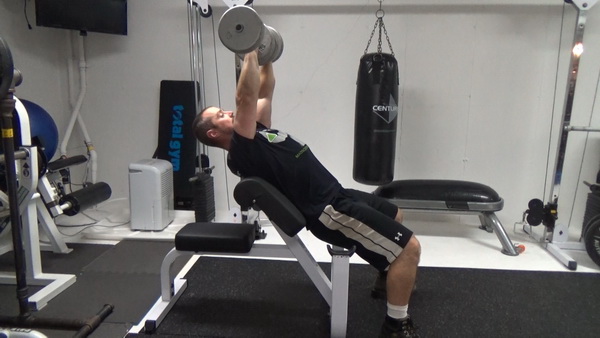 Incline Dumbbell Bench Press - Chest Exercise for Gym 