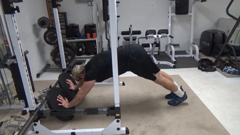 Upper Chest Plate Push-Ups...a Bodyweight Exercise for Upper Pecs Start