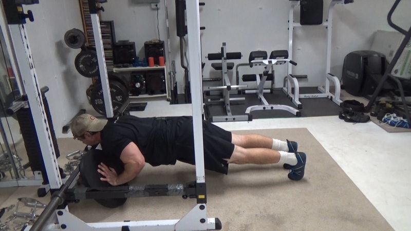 Upper Chest Plate Push-Ups...a Bodyweight Exercise for Upper Pecs Bottom