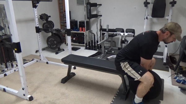 Waiter Bench Press - setup