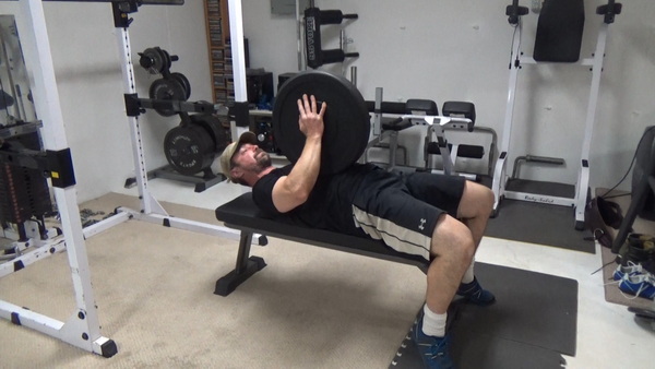 Waiter Bench Press - top setup