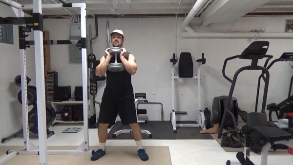 Side-Step Goblet Squats Start