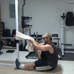 Towel Pistol Squats