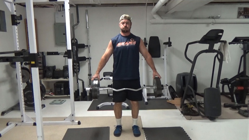 EZ Bar Pinch Grip Deadlifts For Finger and Hand Strength