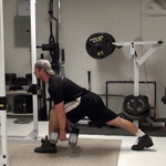 Big Split Dumbbell Stiff-Legged Deadlift