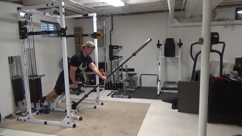 Landmine Glute-Ham Extensions for The Glute/Ham Tie-In Top One Hand