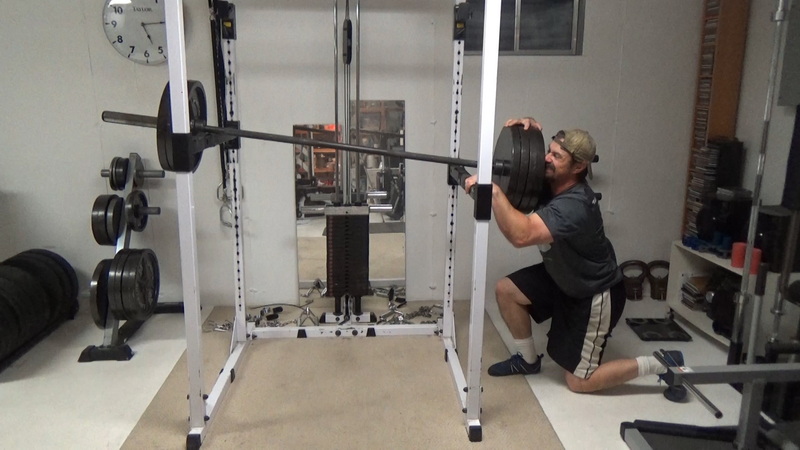 Power Rack Barbell Split Squat Machine for Full Power Lower Body Training Bottom