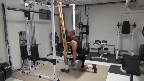 Dual Tension Split Squats Start