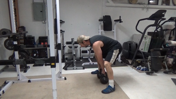 Kettlebell Gorilla Swings For Hamstring and Core Training Start