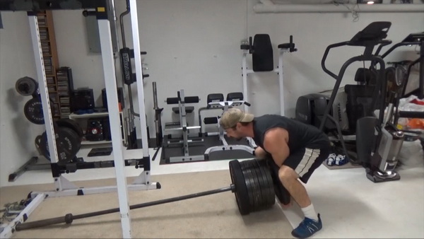 Landmine Tire Flip Deadlift for Total Body Power Start