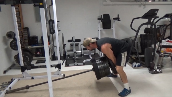 Landmine Tire Flip Deadlift for Total Body Power Middle