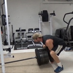 Landmine Tire Flip Deadlift for Total Body Power